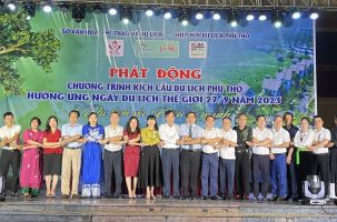 Phú Thọ tổ chức phát động chương trình kích cầu du lịch, hưởng ứng  Ngày Du lịch Thế giới 27/9 năm 2023.